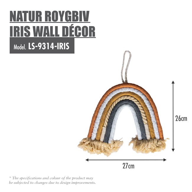 HOUZE Natur ROYGBIV Iris Wall Décor - 3