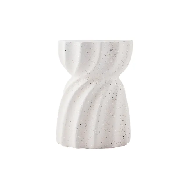 Evelyn Swirl Terrazzo Side Table - 1