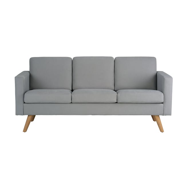 Helen 3 Seater Sofa with Helen Armchair - Silver Fox - 5