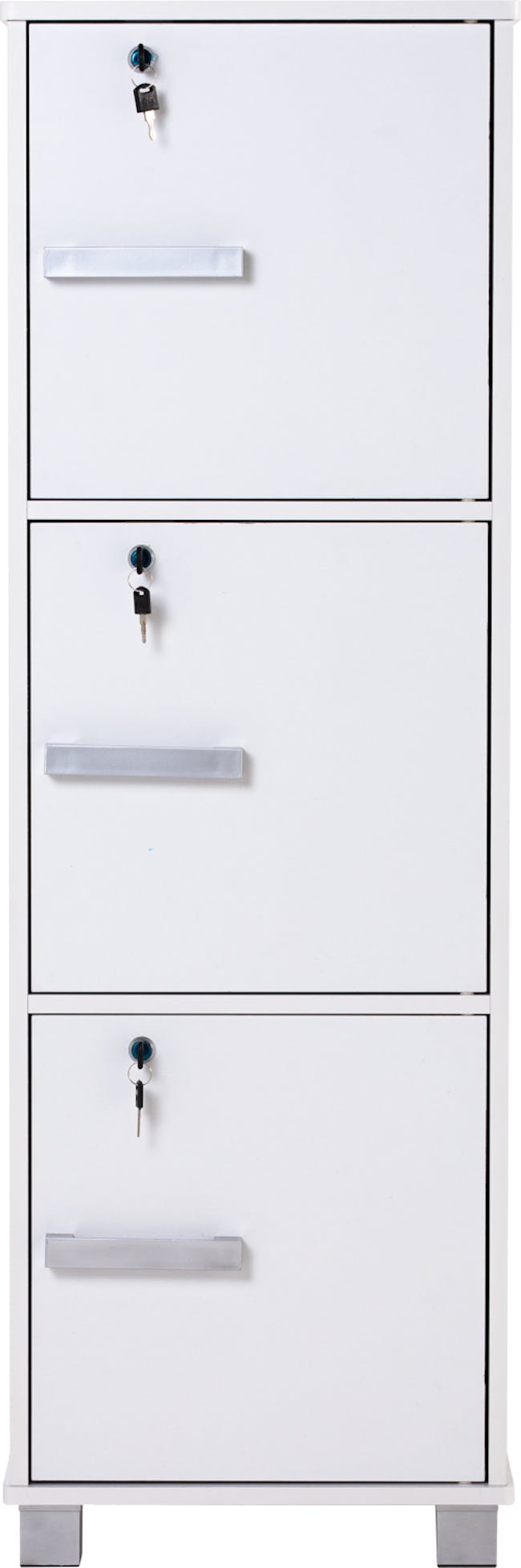 Naya 3 Door Cabinet - White - 3