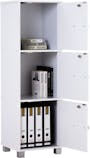 Naya 3 Door Cabinet - White - 2