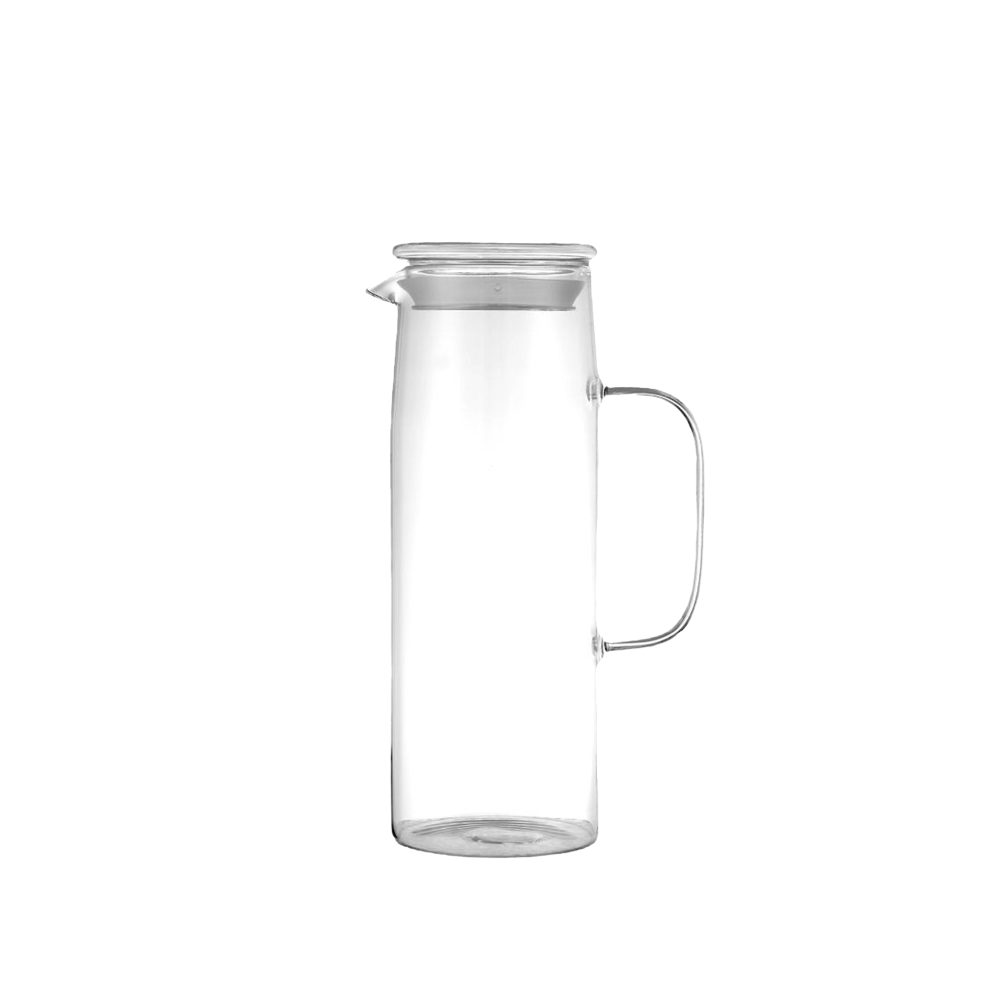 Noir Water Jug Pitcher with Glass Cover - 1L