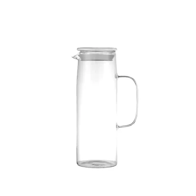 Noir Water Jug Pitcher with Glass Cover - 1L