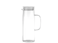Noir Water Jug Pitcher with Glass Cover - 1L