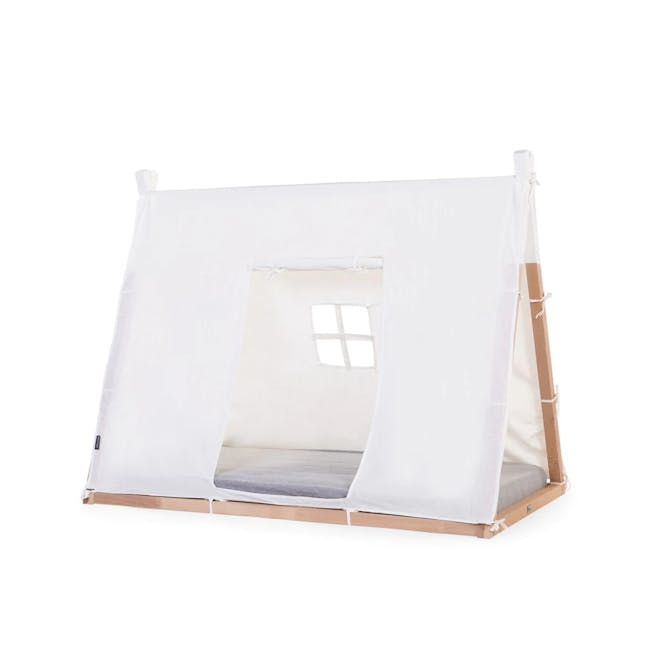 Childhome Tipi Tent Bed Frame Cover Only - White - 0