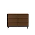Laura 6 Drawer Chest 1.2m - Walnut