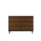 Laura 6 Drawer Chest 1.2m - Walnut