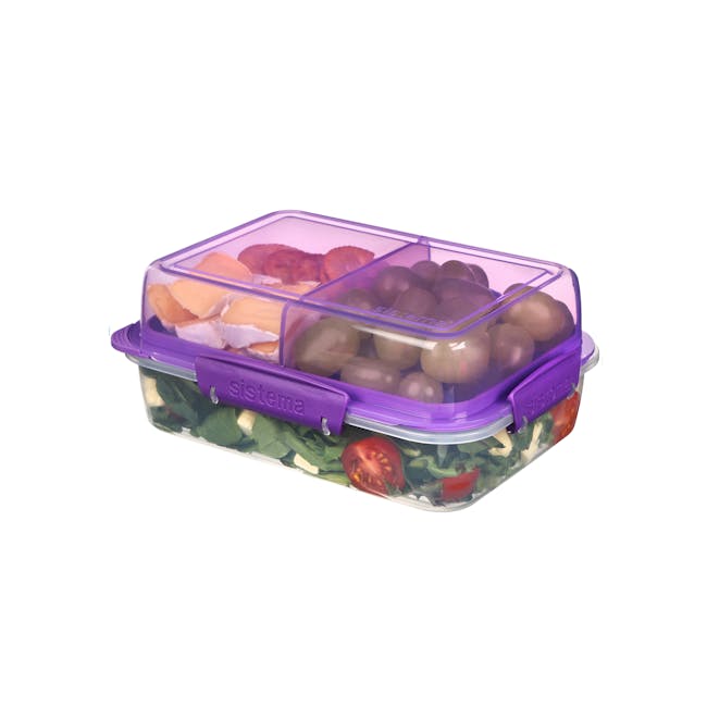 Sistema Lunch Stack To Go Rectangle 1.8L - Purple - 2