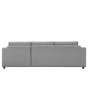 Wesley L-Shaped Sofa -  Ash Grey (Fully Removable Covers) - 6