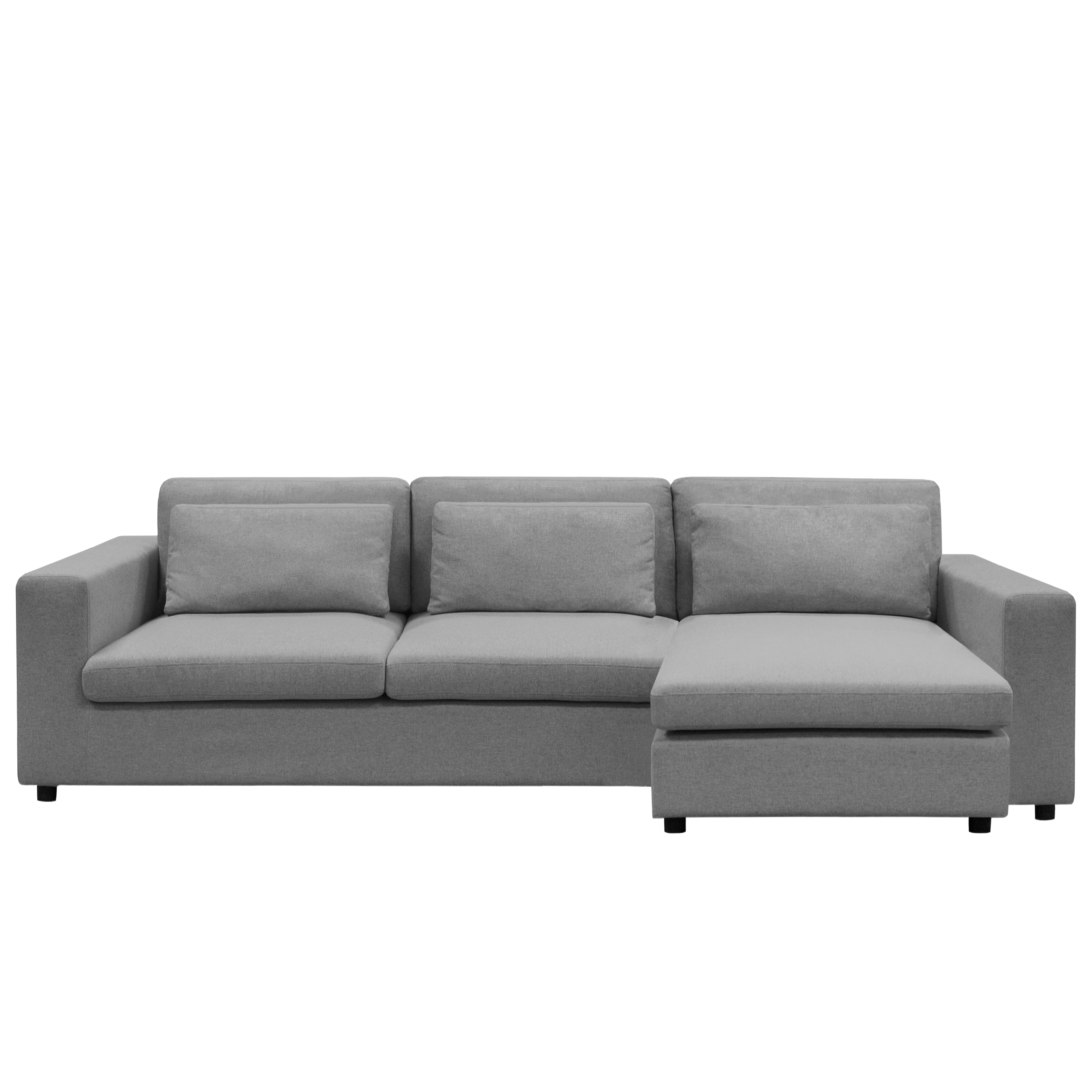 Wesley LShaped Sofa Ash Grey (Fully Removable Covers), HV Atelier Sofas & Lounge Chairs HipVan
