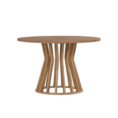 Dominic Round Dining Table 1.2m - Natural