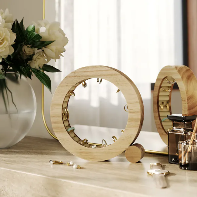 Ferris Jewelry Organizer - Natural - 8