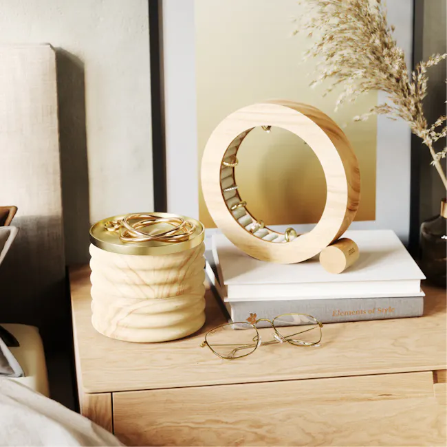 Ferris Jewelry Organizer - Natural - 2