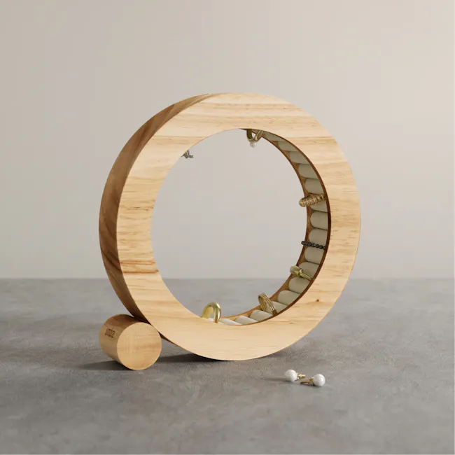 Ferris Jewelry Organizer - Natural - 7