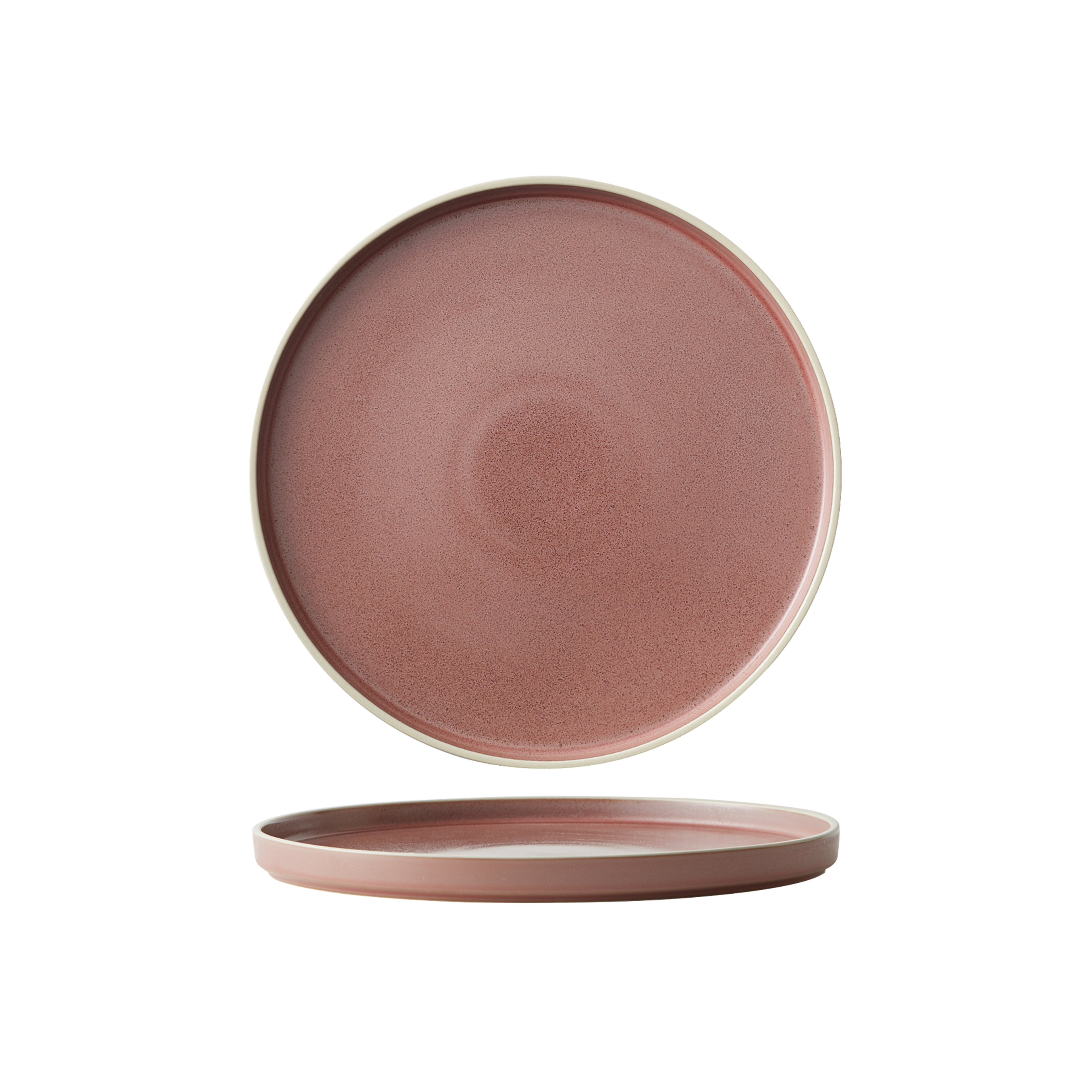 Luzerne Mod Round Coupe Plate - Smoky Plum (3 Sizes)