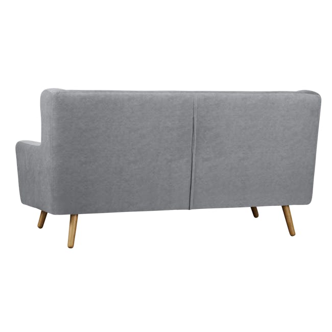 Luke 3 Seater Sofa - Grey (Scratch Resistant Fabric) - 3