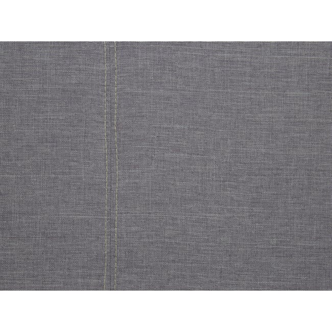 ESSENTIALS King Headboard Divan Bed - Grey (Fabric) - 9