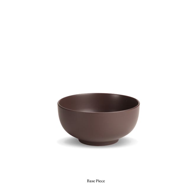 Base Piece DeTerra 5.75” Soup Bowl - Cacao - 4