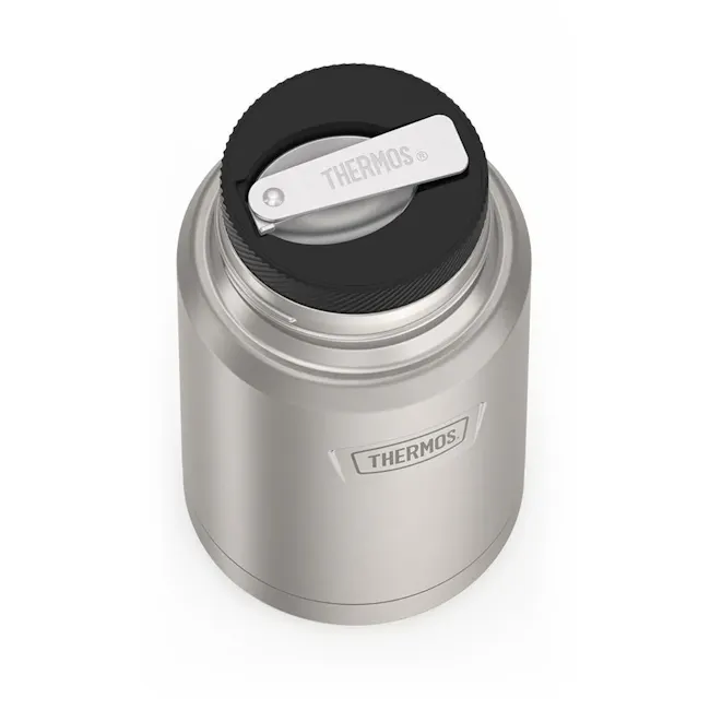 Thermos® ICON™ Food Jar 24oz with Foldable Spoon (IS3012) - Matte Stainless Steel - 5