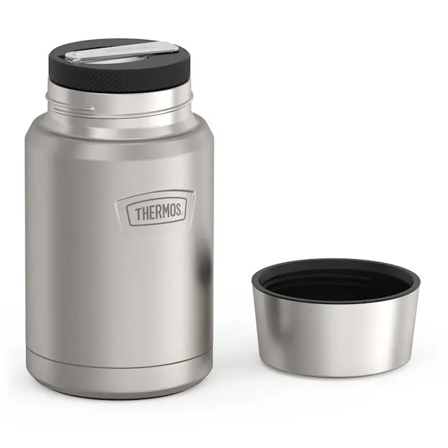 Thermos® ICON™ Food Jar 24oz with Foldable Spoon (IS3012) - Matte Stainless Steel - 3
