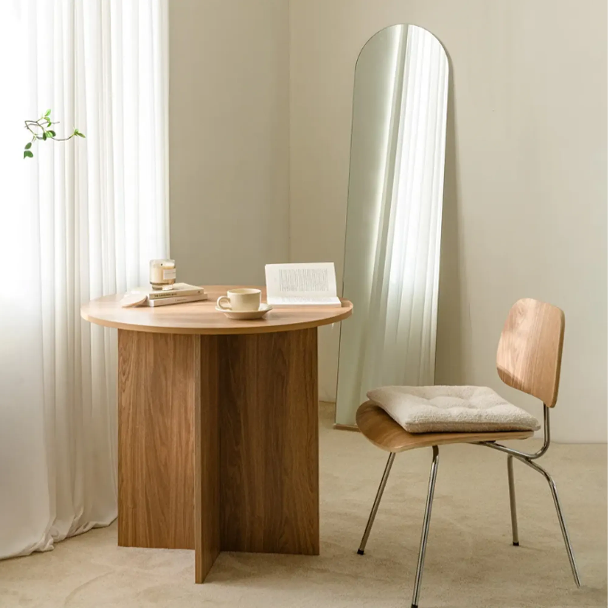 (As-is) Ulyssa Arched Standing Floor Wall Mirror (3 Sizes) - 50 x 160 cm - 18