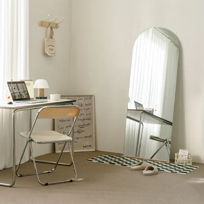 (As-is) Ulyssa Arched Standing Floor Wall Mirror (3 Sizes) - 50 x 160 cm - 19
