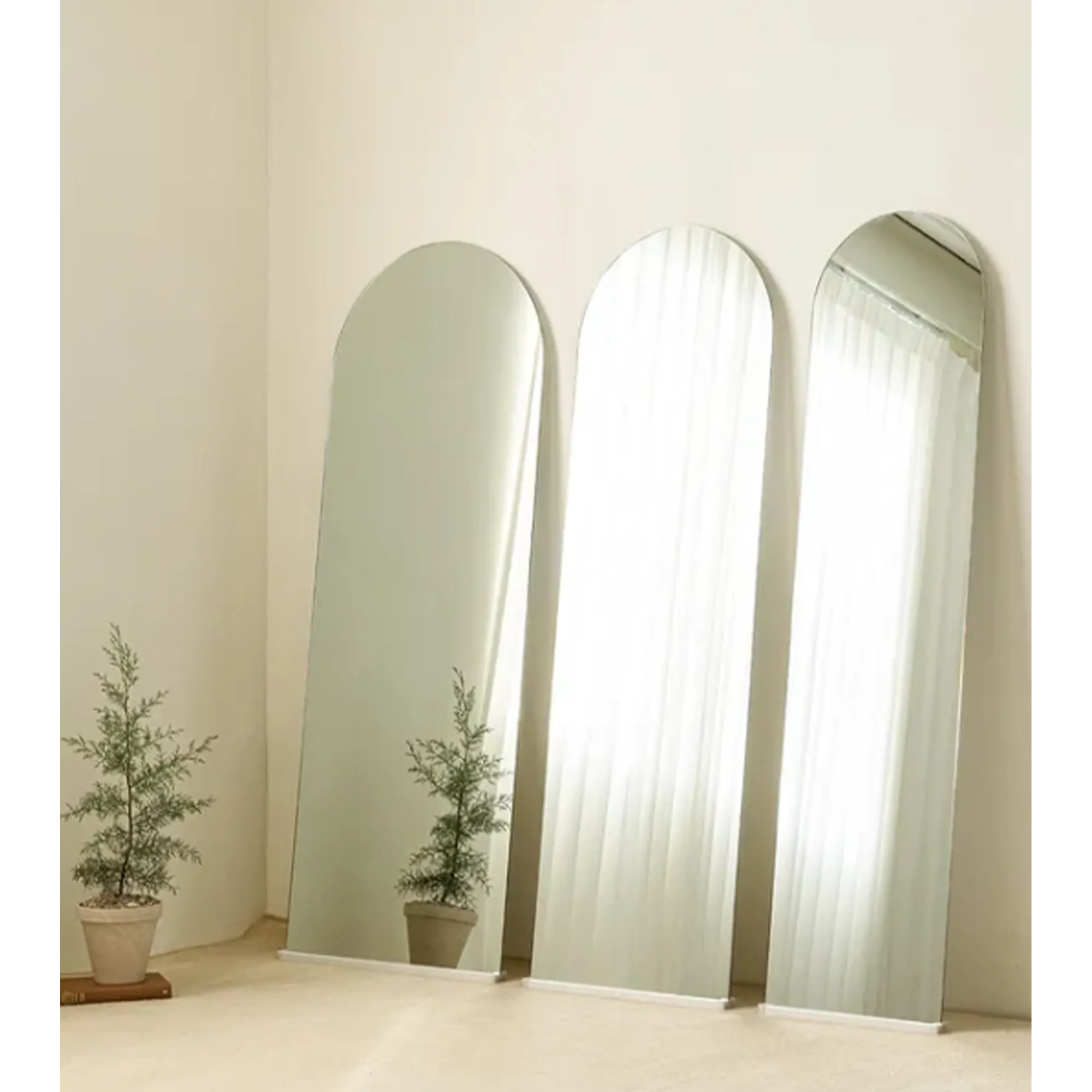 (As-is) Ulyssa Arched Standing Floor Wall Mirror (3 Sizes) - 50 x 160 cm - 10