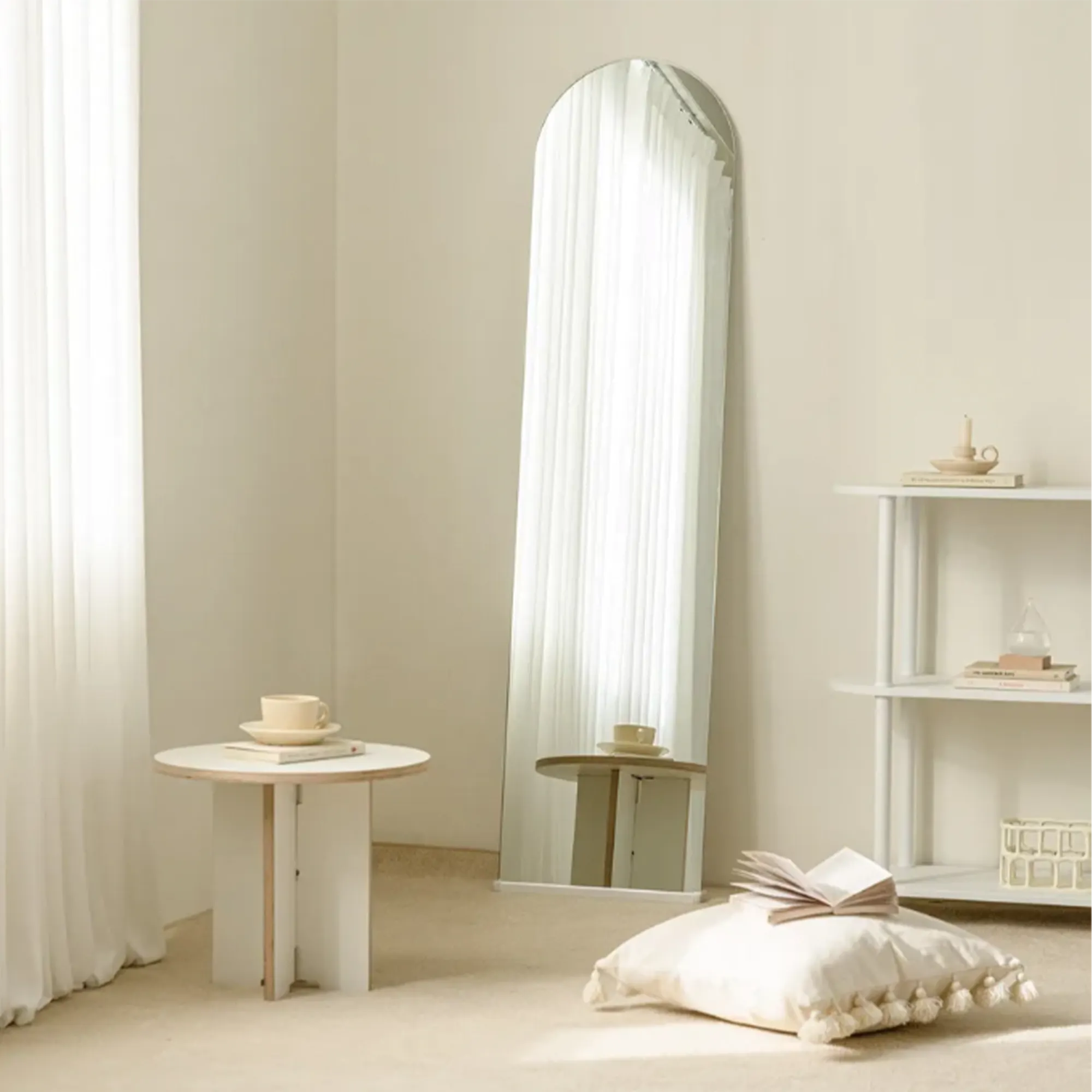 (As-is) Ulyssa Arched Standing Floor Wall Mirror (3 Sizes) - 50 x 160 cm - 11