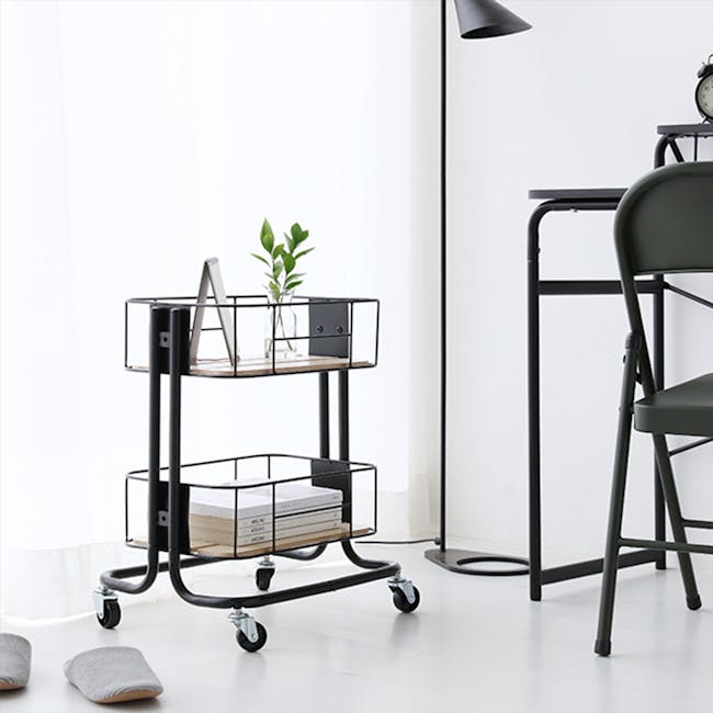 Cesna Trolley - Black - 9