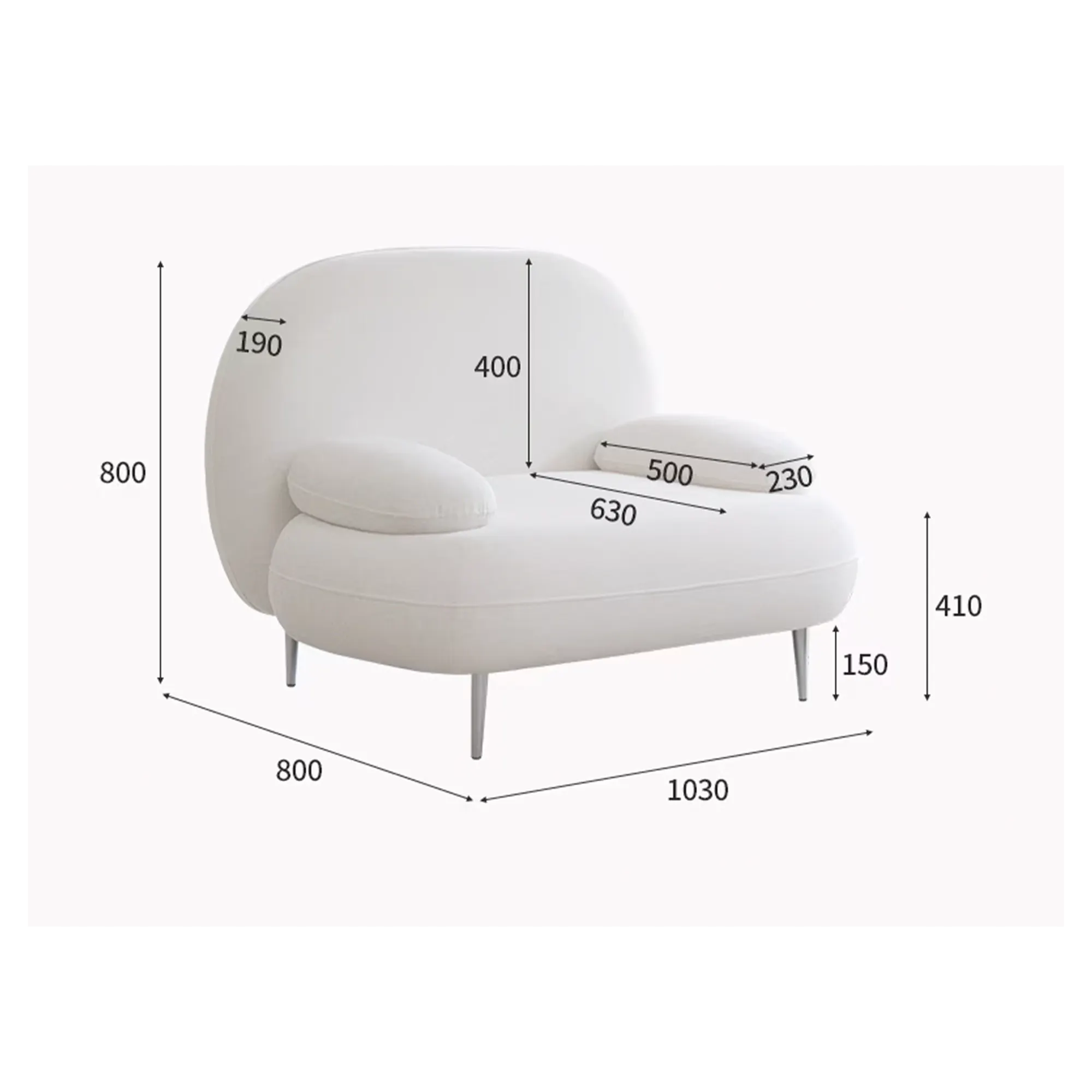 Konen Armchair (Pet Friendly) - 9