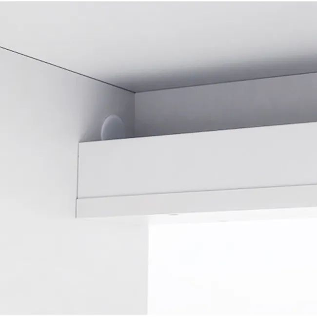 Flando Study Table 1.4m - 6 - White minimalist kitchen cabinetry, sleek design, modern aesthetic, clean lines, uncluttered