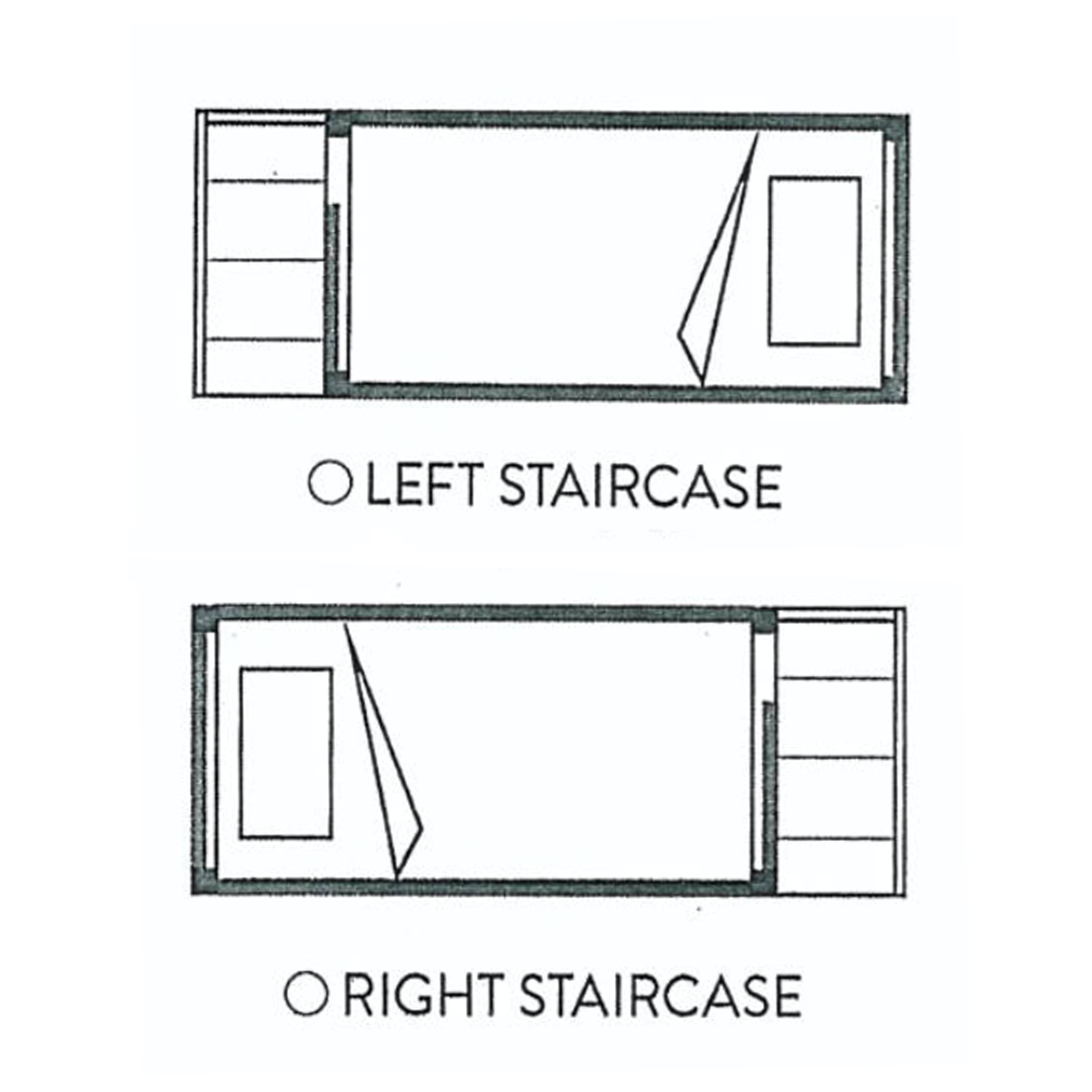 Matt Super Single High Loft Bed with Staircase + Bottom Bed, Piccolo