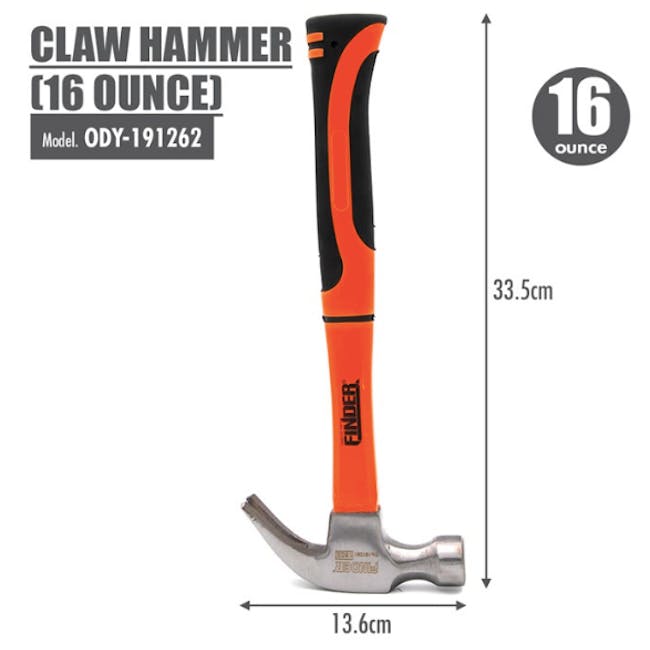 FINDER Claw Hammer (2 Sizes) - 2