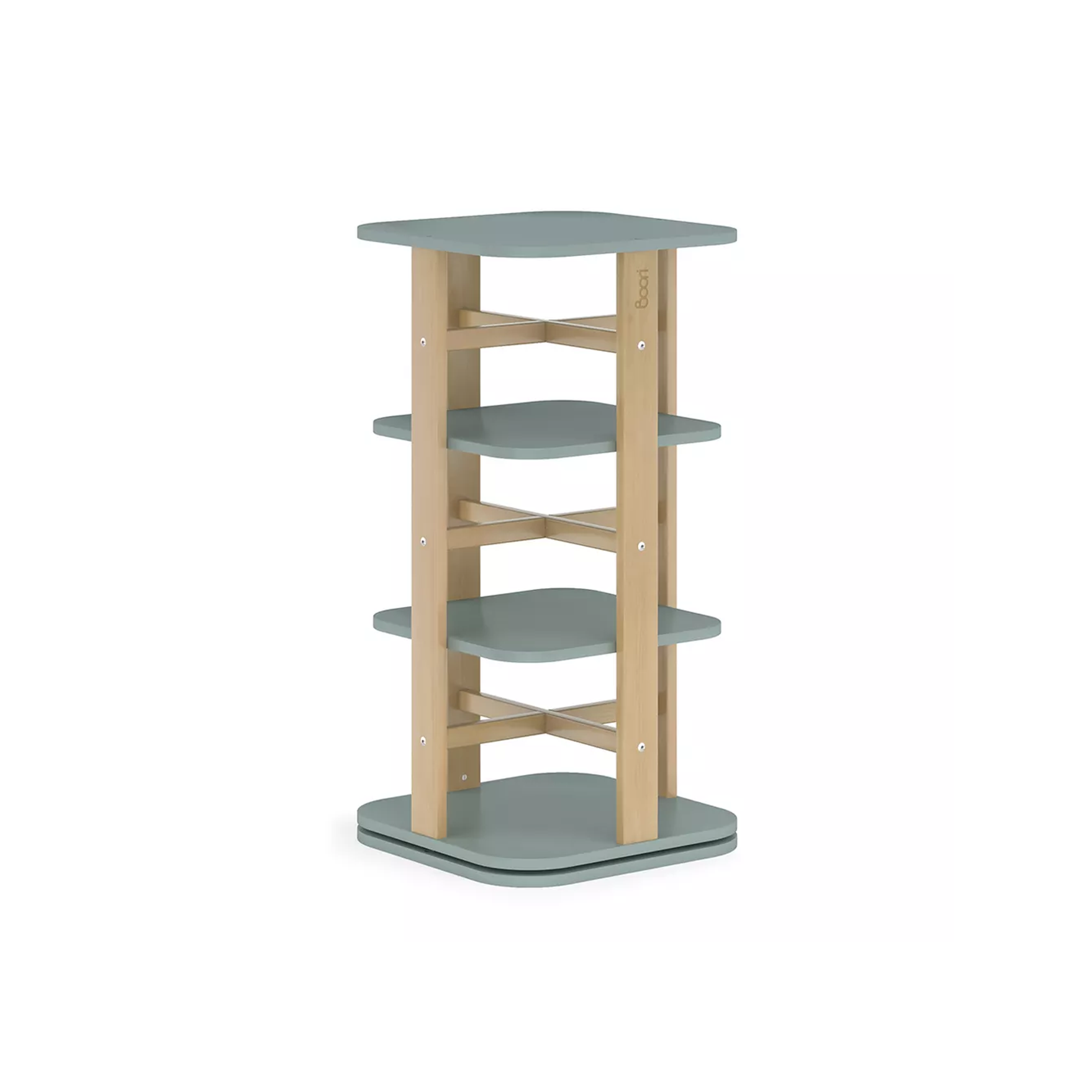 Tidy Rotating Bookshelf - Blueberry & Almond