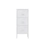 Olavi 3 TIer Metal Cabinet - White - 0
