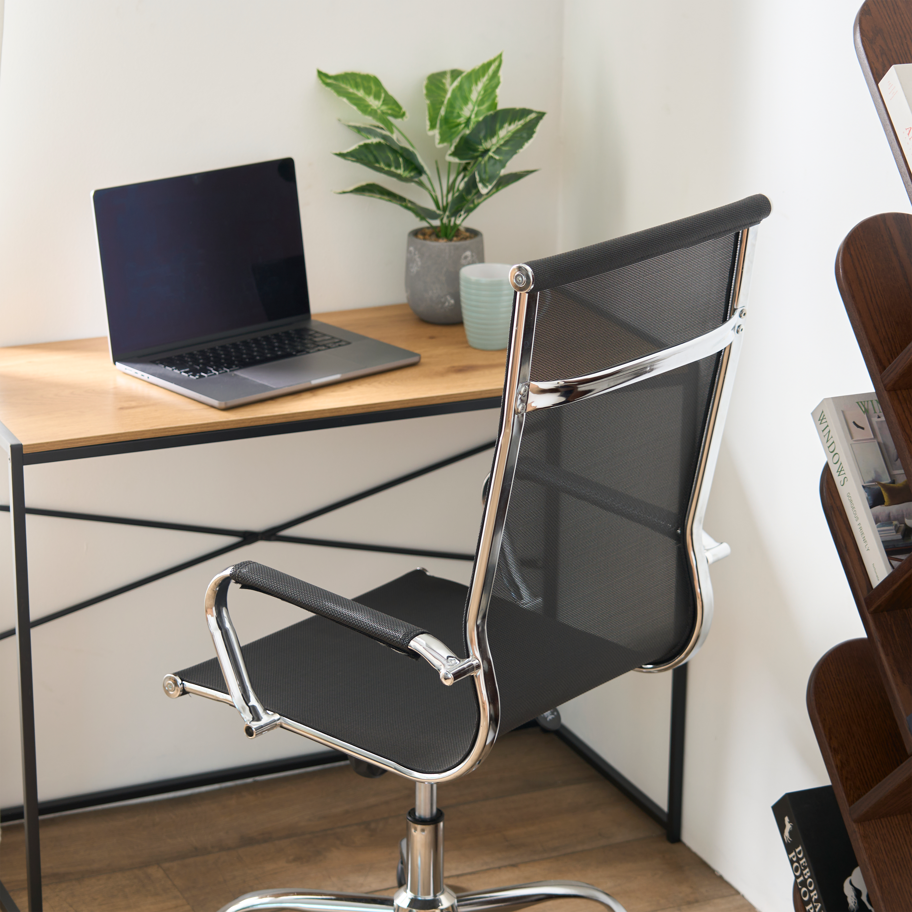 Elijah High Back Mesh Office Chair Black, Ergonomic Chairs by