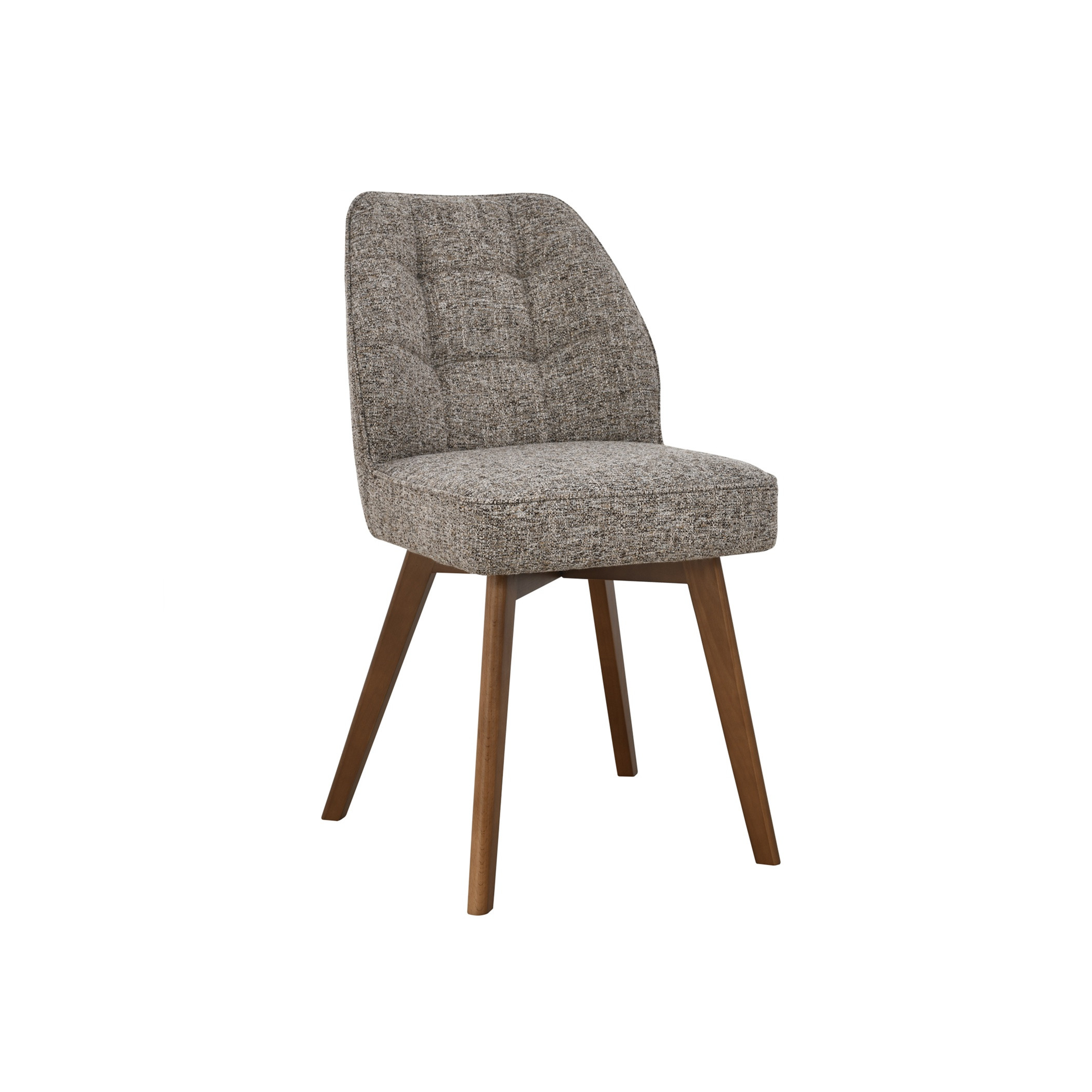 Vilda Dining Chair - Walnut, Grey
