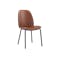 Anika Side Chair - Hazelnut (Faux Leather)