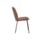 Anika Side Chair - Hazelnut (Faux Leather) - 8