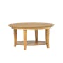 Jacoby Round Coffee Table - Oak - 0