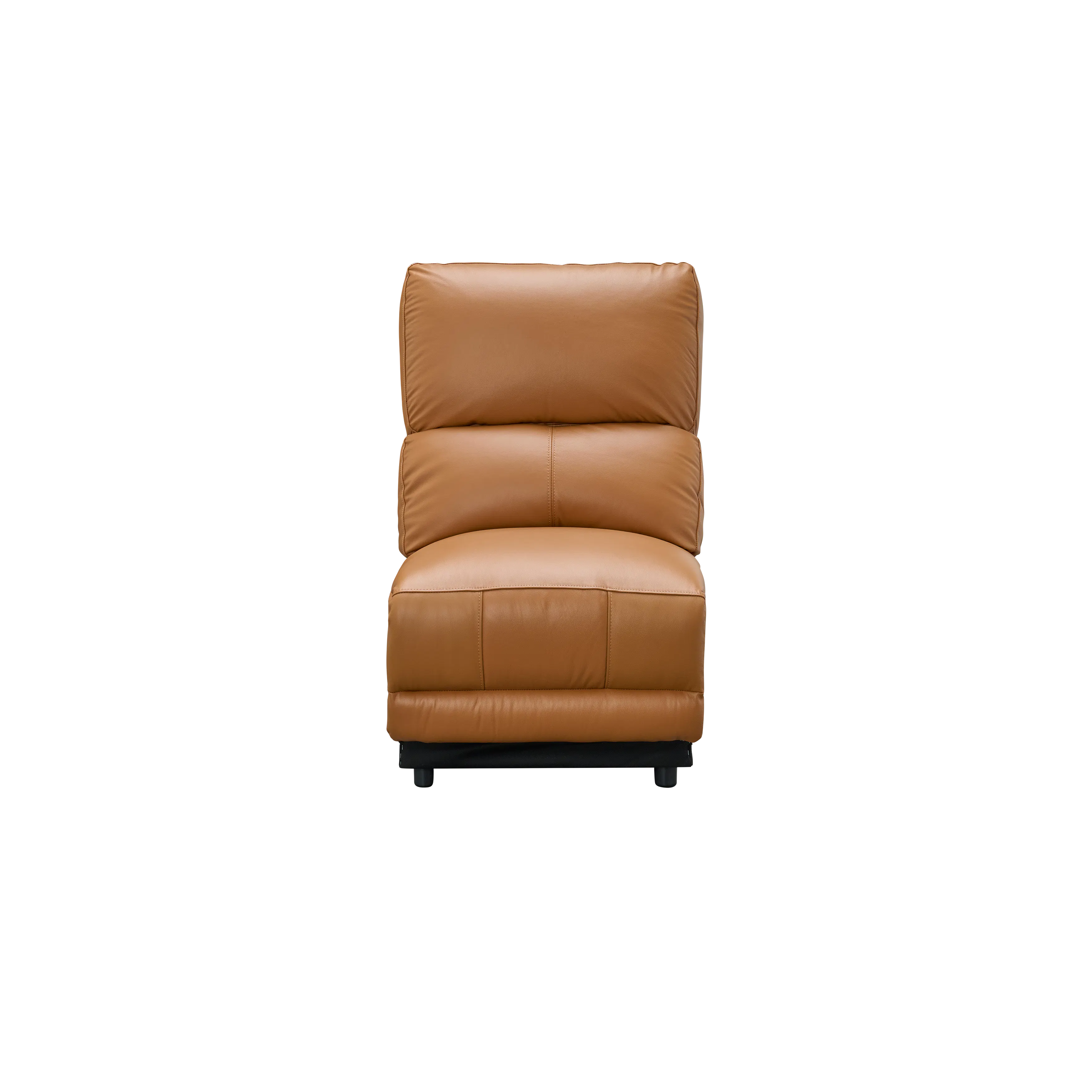 Strato Armless Unit - Crimson Tan (Top Grain Leather)