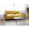 Frank 3 Seater Lounge Sofa - Mustard, Down Feathers, Deep Seats - 1