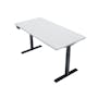 K3 PRO X Adjustable Table - Black frame, White MFC (2 Sizes) - 1