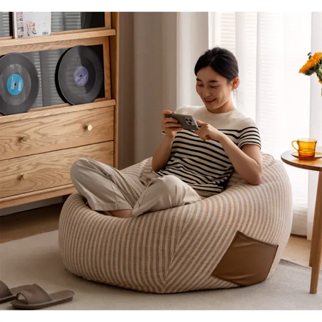 Naree Bean Bag - Grey Blue - 6