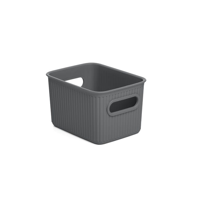 Tatay Organizer Storage Basket - Grey (4 Sizes) - 5L - 8