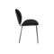 Ormer Dining Chair - Matt Black, Black (Fabric) - 2