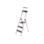 Hailo L100 Aluminium 3 Step Folding Ladder - 0