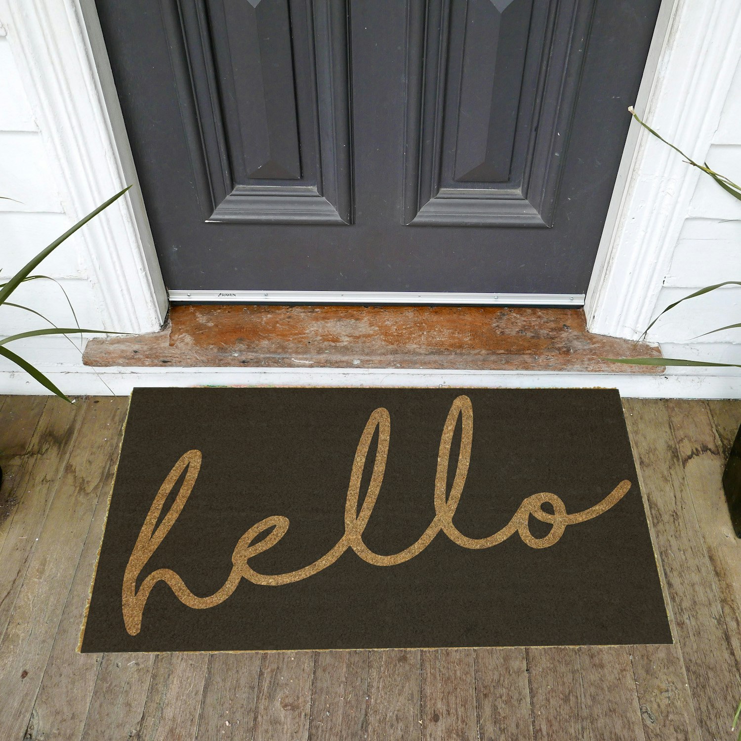 Hello Coir Door Mat, Coir Door Mats by HipVan HipVan
