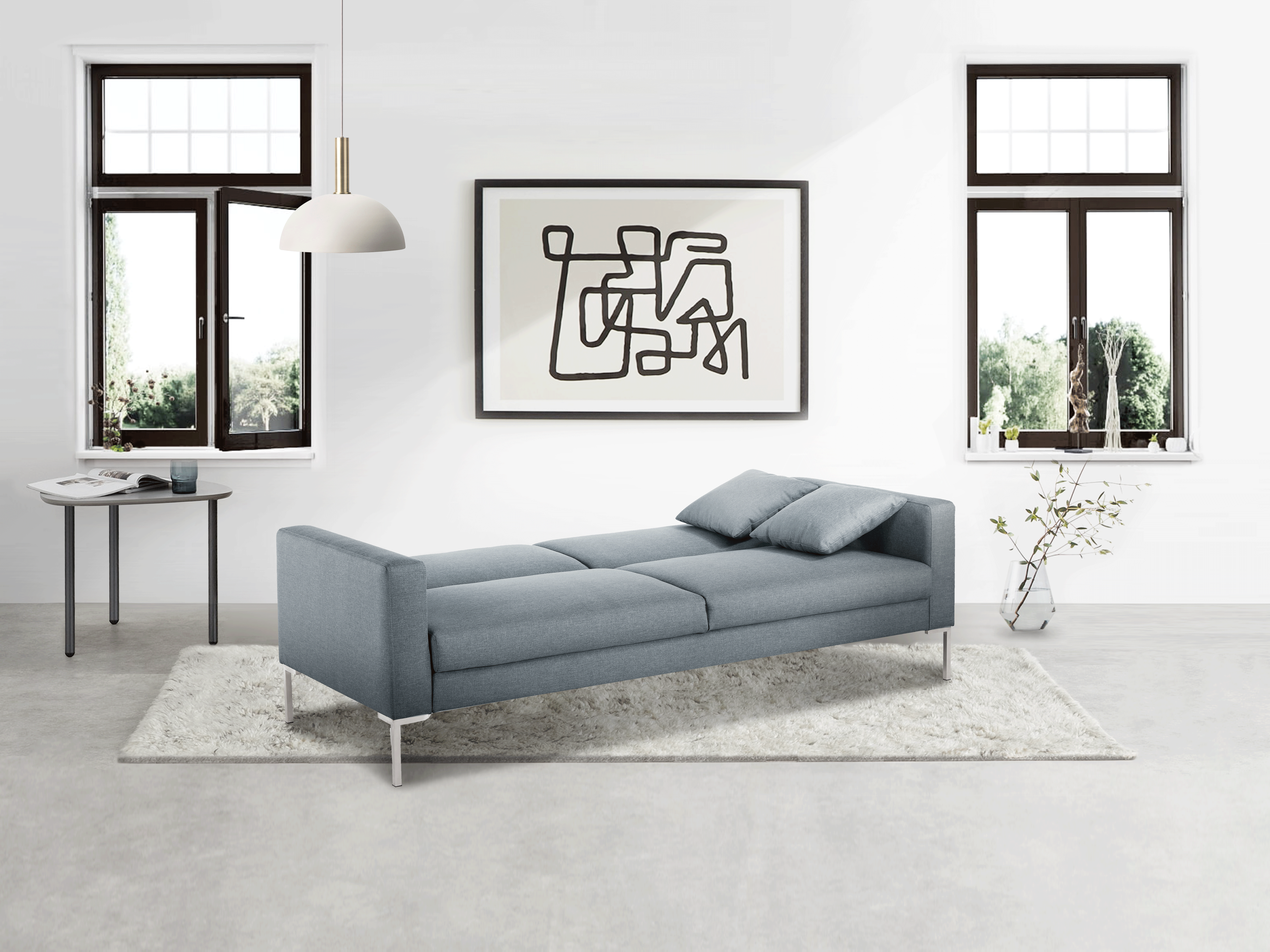 Leslie Sofa Bed Hailstorm London By Hipvan Hipvan