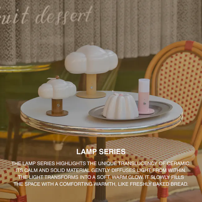 Brioche LED Table Lamp - Custard - 3